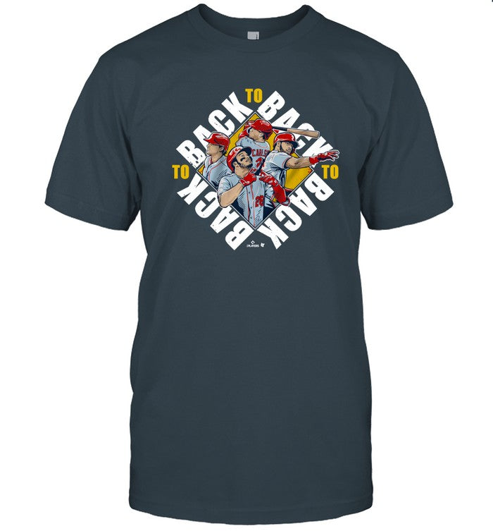 Louis Cardinals Went Back To Back To Back To Back Tee