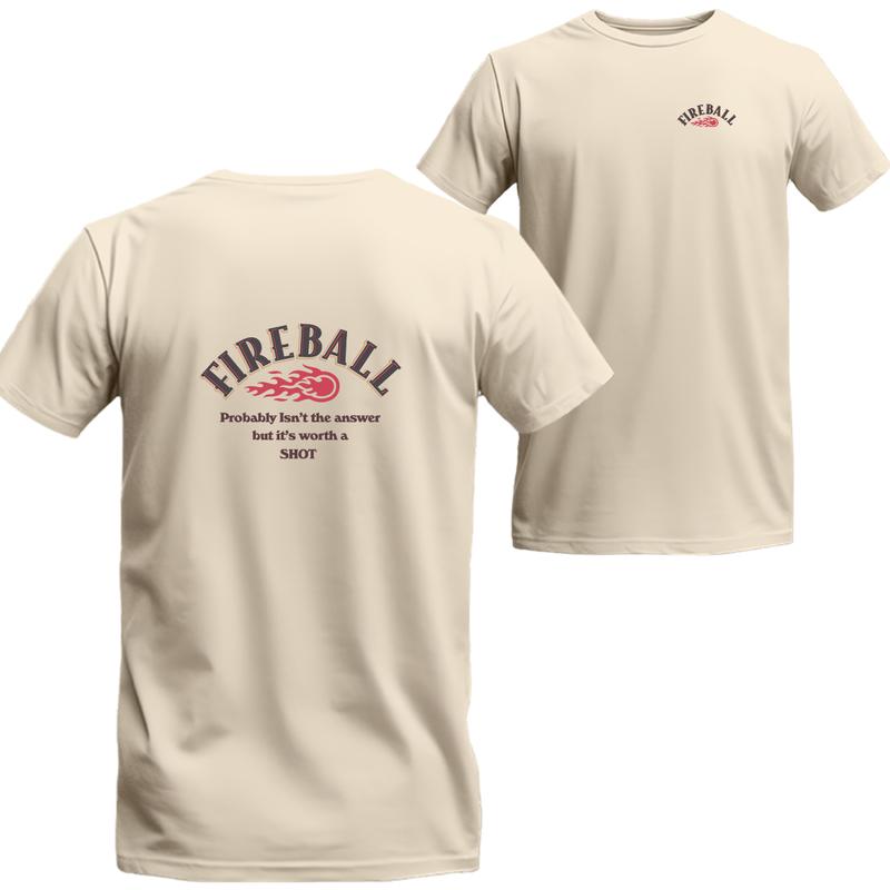 Fireball Whiskey T-shirt , Fireball Unisex Shirt, Beer Shirt, Menswear Top, Streetwear