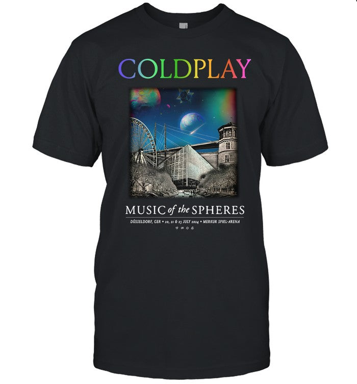 Limited Coldplay July 20-23 2024 DuÌˆsseldorf Germany Shirt