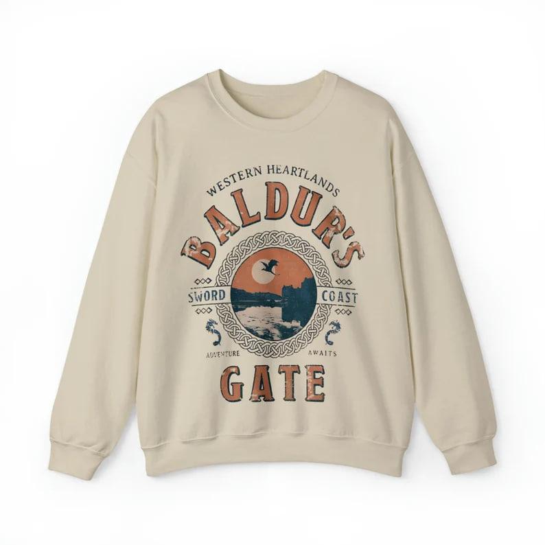 Baldurs Gate 3 Adventure Awaits Sweatshirt, Astarion High Elf Shirt, Astarion Bulders, Video Game Shirt, Gift For Gamers, Astarion BG3 Shirt, Astarion