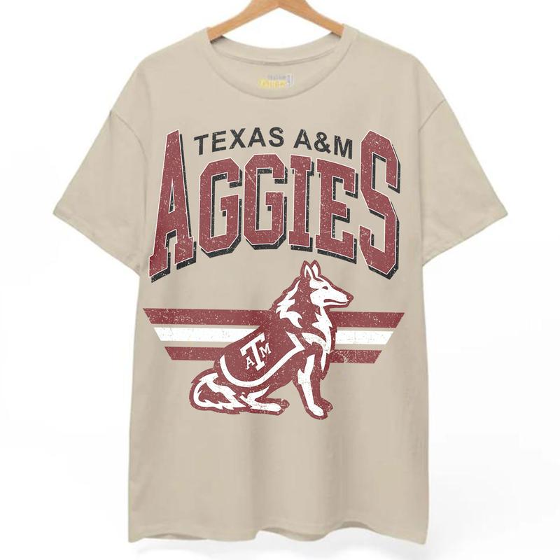 Texas A&M Aggies Vintage Football NCAA Sweatshirt - Tshirt - Hoodie, Texas A&M University Unisex Football NCAA Shirt, Unisex Vintage NCAA Shirt, Classic Football Shirt, Gifts For Football Fan Sport, Cotton, Sweatshirt, T-Shirt, Hoodie