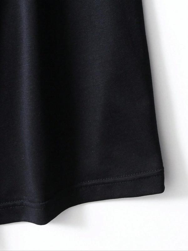 Men's Letter & Car Print Round Neck Tee,Â Summer Clothes, Casual Regular Fit Short Sleeve Crew Neck Graphic T-Shirt for Summer, Men's Top for Casual Wear