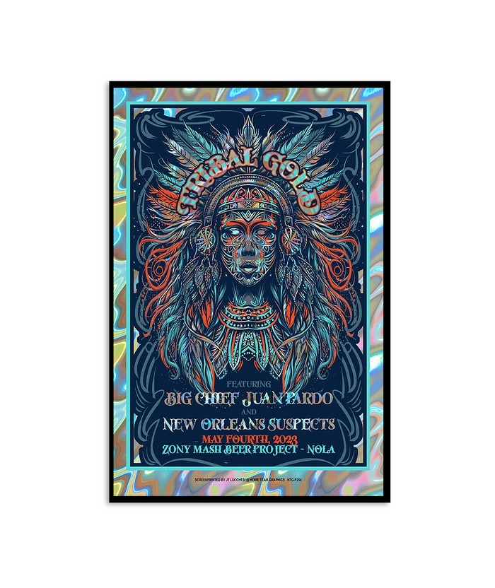 Poster Tribal Gold New Orleans Show 2023