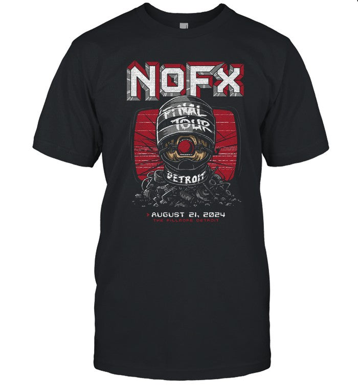 NOFX August 21 2024 Detroit, MI Final Show T-Shirt