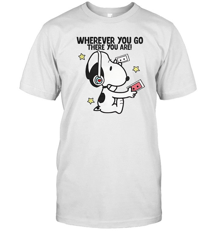 Limited Sabrina Carpenter Snoopy Wherever You Go There You Are Shirt