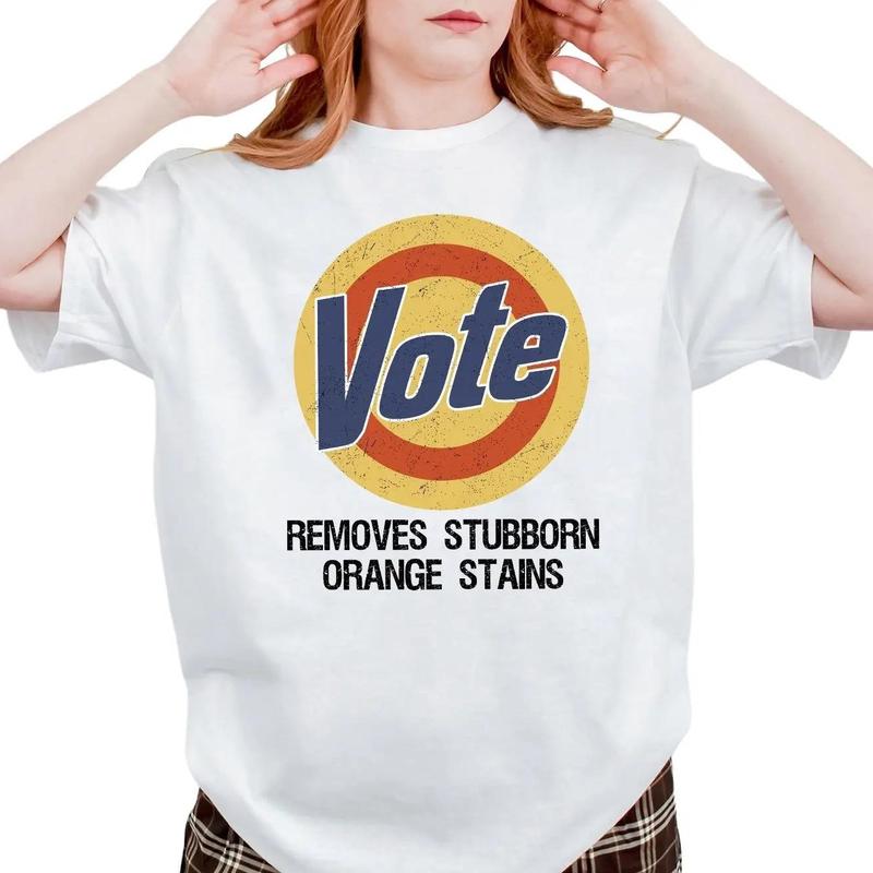 Vote Shirt, Anti Trump T-shirt, Vote Removes Tshirt, Kamala Harris Shirt, Election 2024, Harris 2024 Tee, Vote Removes Stubborn Orange Stains, Anti Trump Gifts, Vote Shirt Women Tee