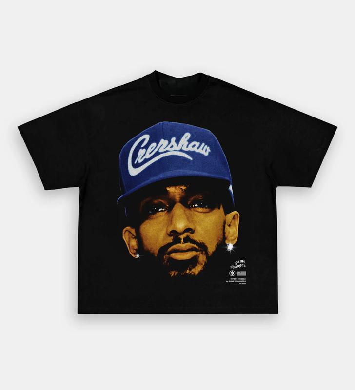 BIG FACE NIPSEY TEE Menswear Top Underwear Man Tshirt Streetwear Tropical Shortsleeve Bestie Crewneck Round Neck