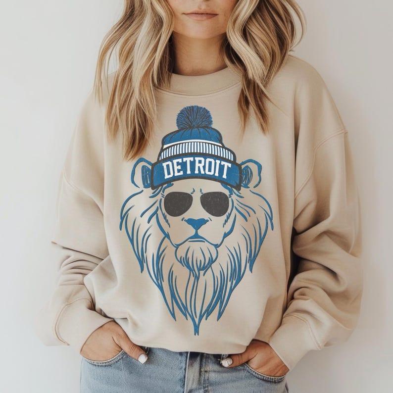 Detroit Football Sweatshirt, Detroit Football Tee, Sunday Football, Game Day Shirt