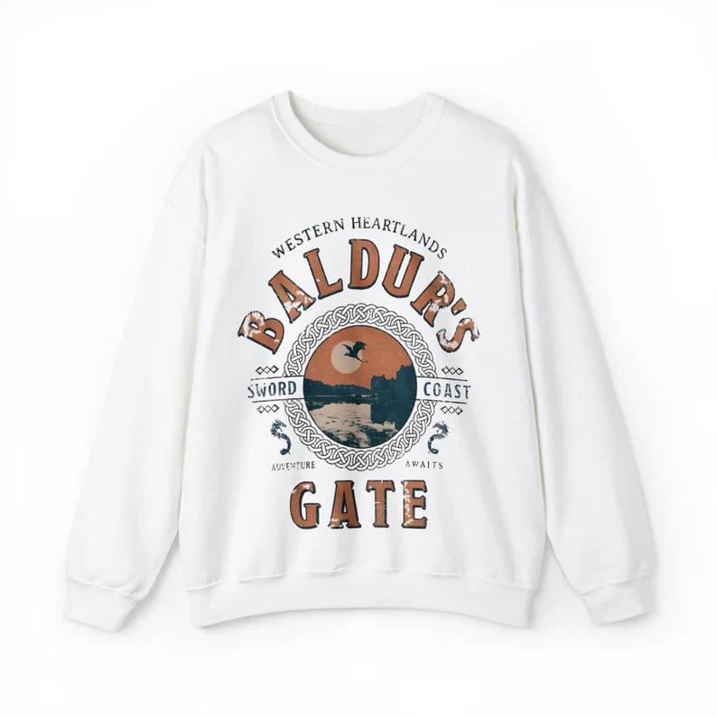 Baldurs Gate 3 Adventure Awaits Sweatshirt, Astarion High Elf Shirt, Astarion Bulders, Video Game Shirt, Gift For Gamers, Astarion BG3 Shirt, Astarion