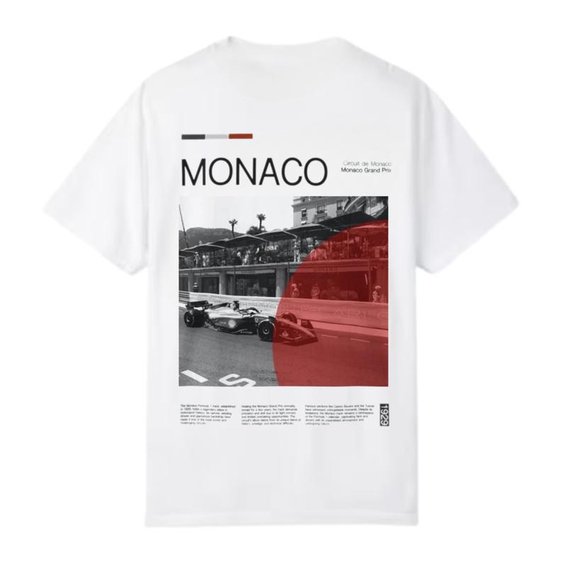 Monaco Formula 1 Monaco T-Shirt, Car Enthusiast T-Shirt, Car Clothing