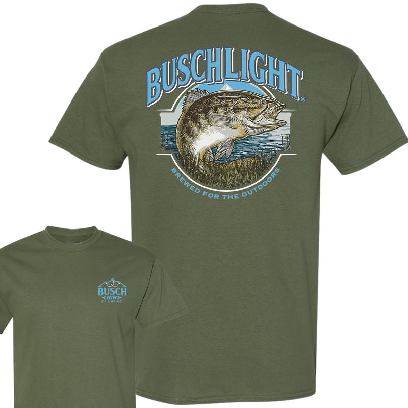 Busch Light Out Fishing T-Shirt, Unisex T-Shirt, Full Color T-Shirt, For Men, For Women
