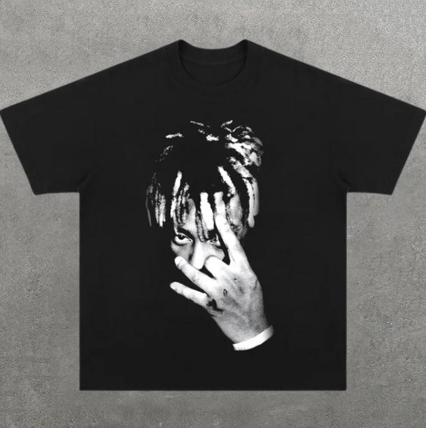 JUICE Style WRLD T-Shirt, Music Rap Tee, Pop, Hip Hop, R&B, Y2k, Unisex T-Shirt, Gift For Men Women Womenswear Menswear Top Streetwear