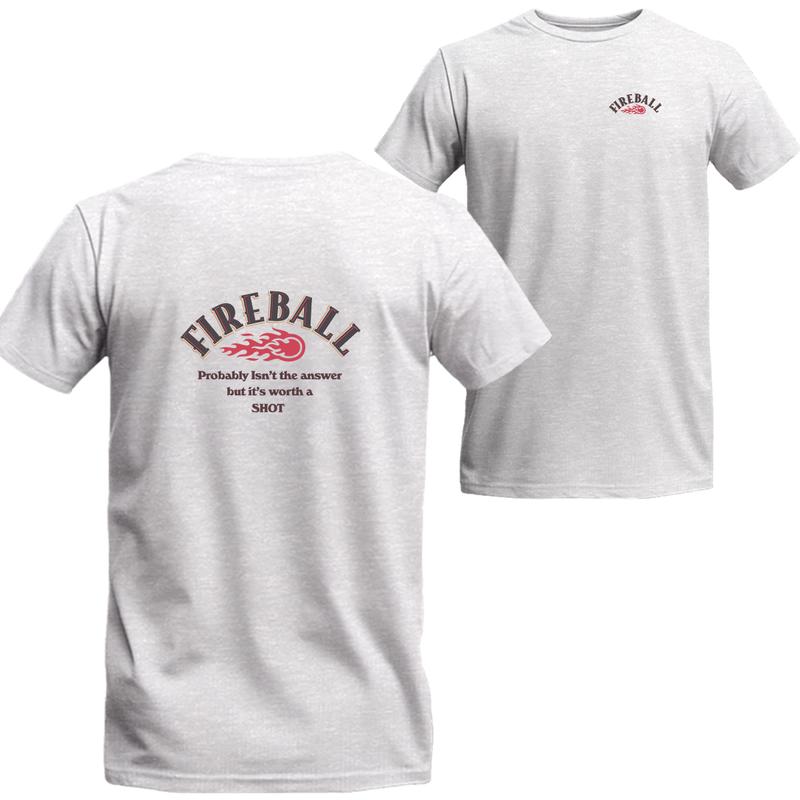 Fireball Whiskey T-shirt , Fireball Unisex Shirt, Beer Shirt, Menswear Top, Streetwear