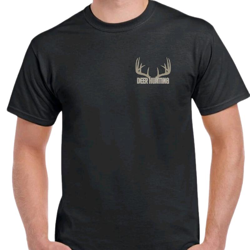 Deer Hunting It's not killing. It's men's grocery shopping t-shirt Casual Cotton, Menswear funny meme