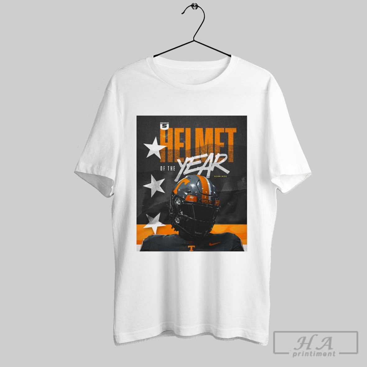 Tennessee Vols Football Smokey Grey Uniswag Helmet Of The Year Nominee 2024 Poster T Shirt