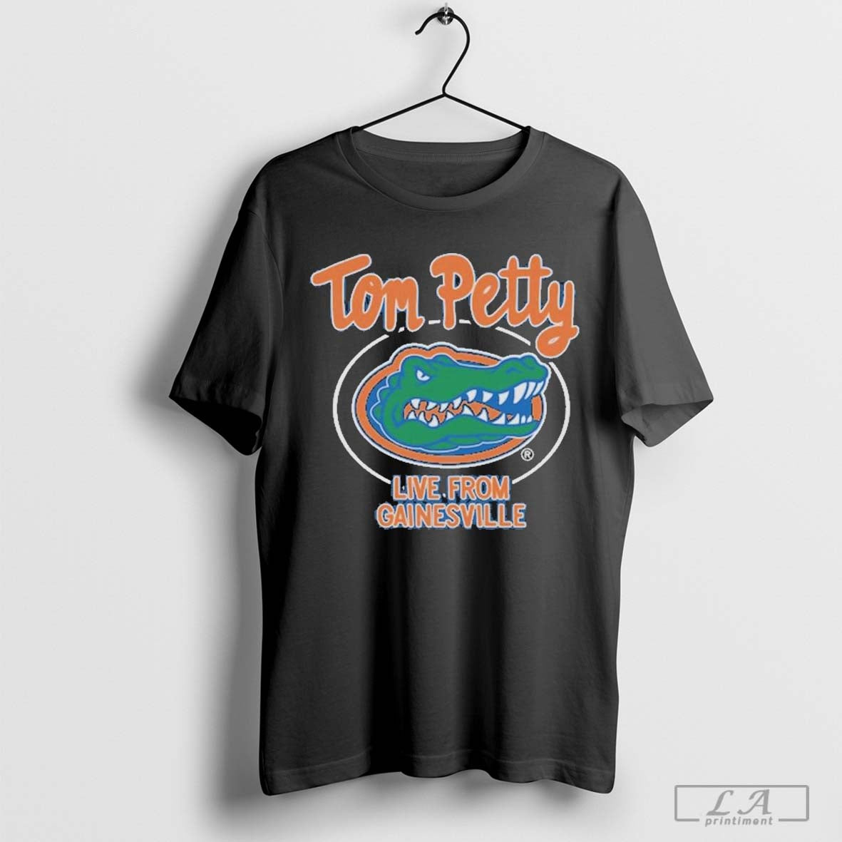 Retro Brand Tom Petty Black Florida Gators Black Label Shirt