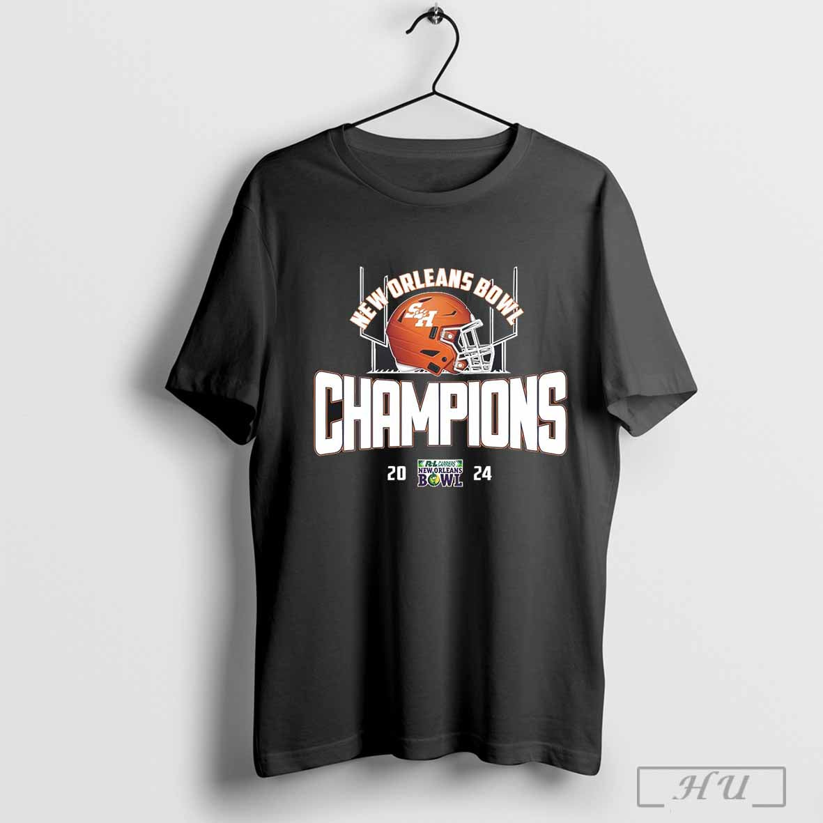 Sam Houston Bearkats Football Is The 2024 New Orleans Bowl Champions Ncaa Division Unisex T Shirt