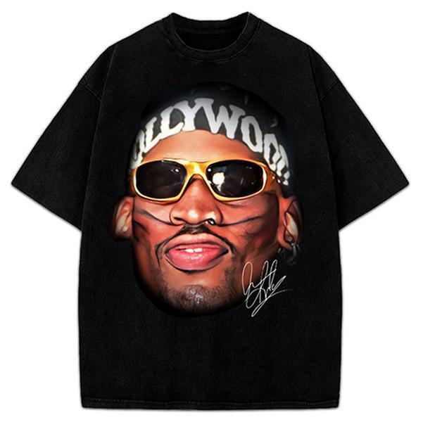 Dennis NWO Hollywood WCW Wrestling 90's Vintage Graphic Design T-Shirt Cotton Menswear Top Basketball