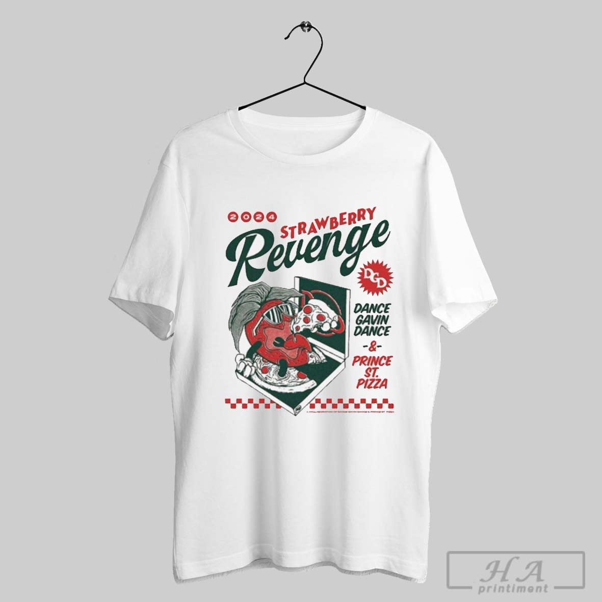 Strawberry Revenge Dance Gavin Dance Prince St Pizza Shirt