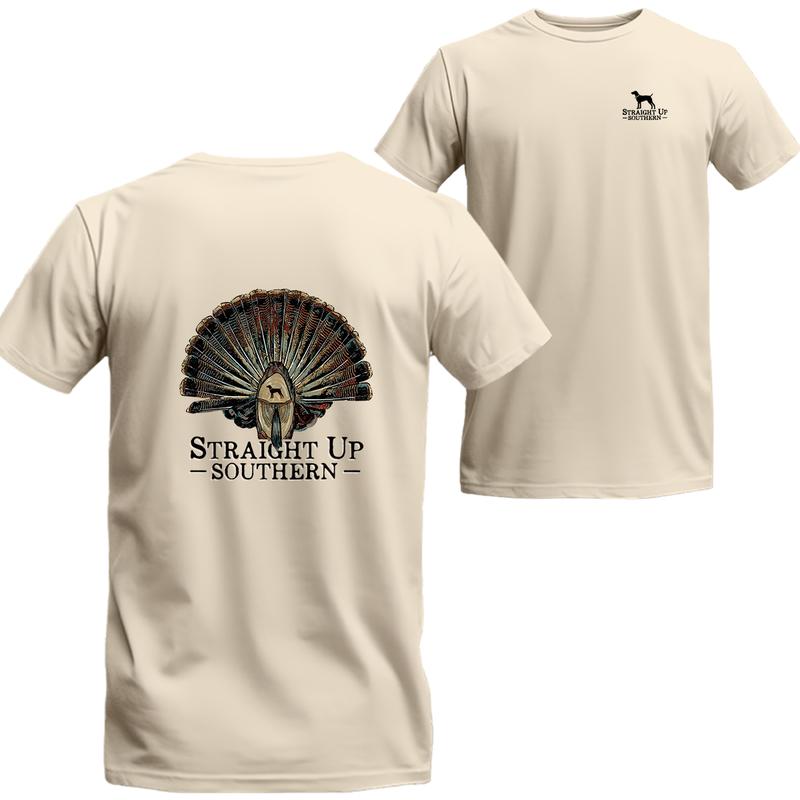 Turkey Mount - Southern Hunting Culture T-shirt, Turkey Short Sleeve Tee, Unisex Shirt, Menswear Top