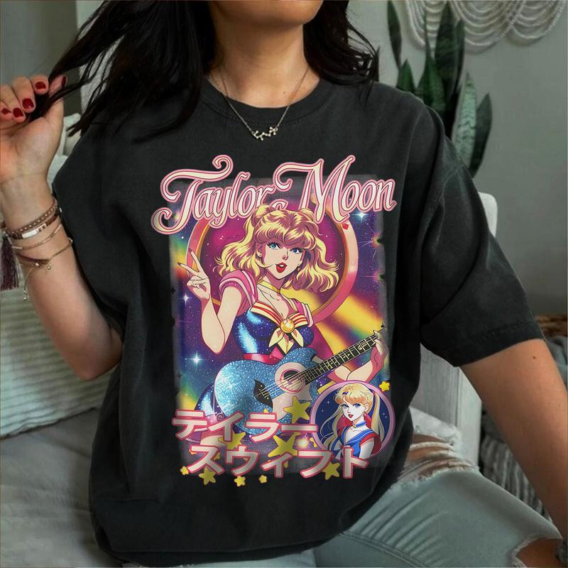 TL Moon Shirt, Crewneck, Classic, Collar