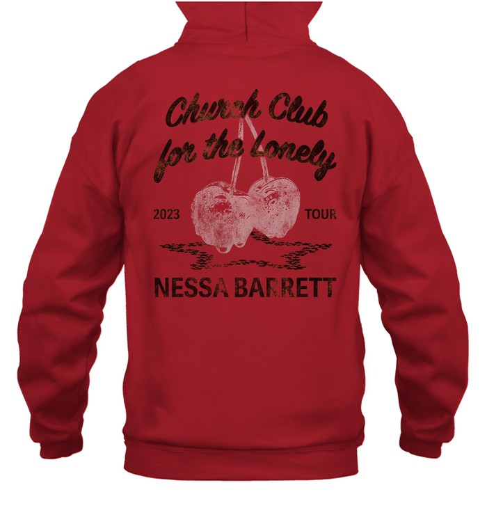 Nessa Barrett Church Club Cherry Shirts