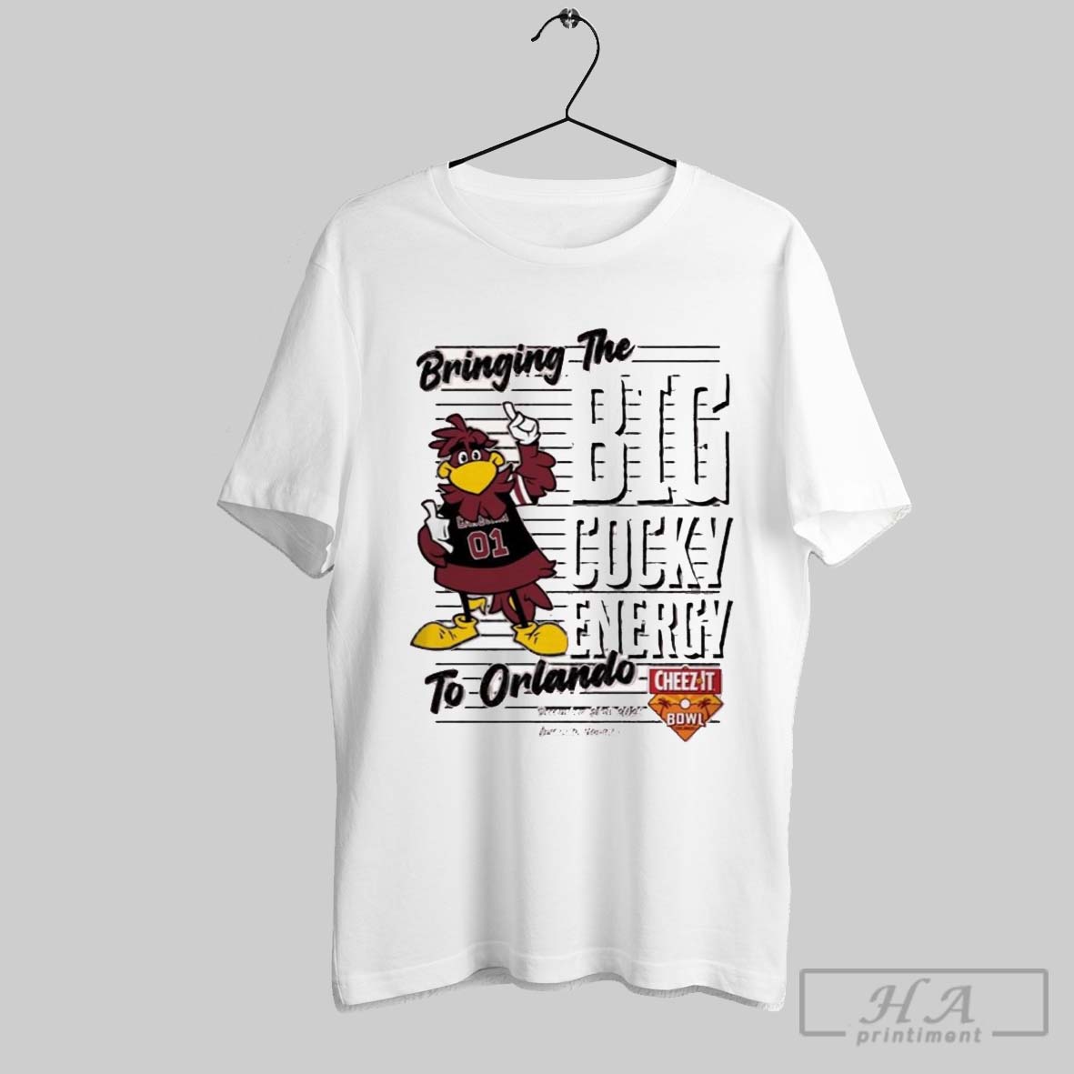 South Carolina Gamecocks Bringing The Big Cocky Energy To Orlando Cheez It Bowl Dec 31 2024 T Shirt