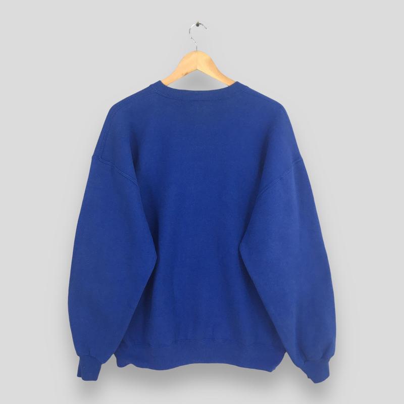 Vintage Duke University Blue Sweatshirt, NCAA Duke Blue Devils Printed Spell Out Pullover Sweatshirt, Duke Uni Jumper Duke Blue Devils Sweater