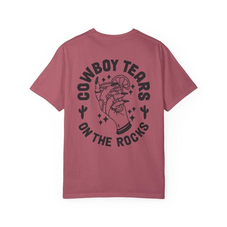 Oversized Graphic Cowboys T Shirt Trendy Country Concert Tee Tequila Shot Western Shirt Cute Cowboy Tears Shirt Vintage  sweater and hoodie