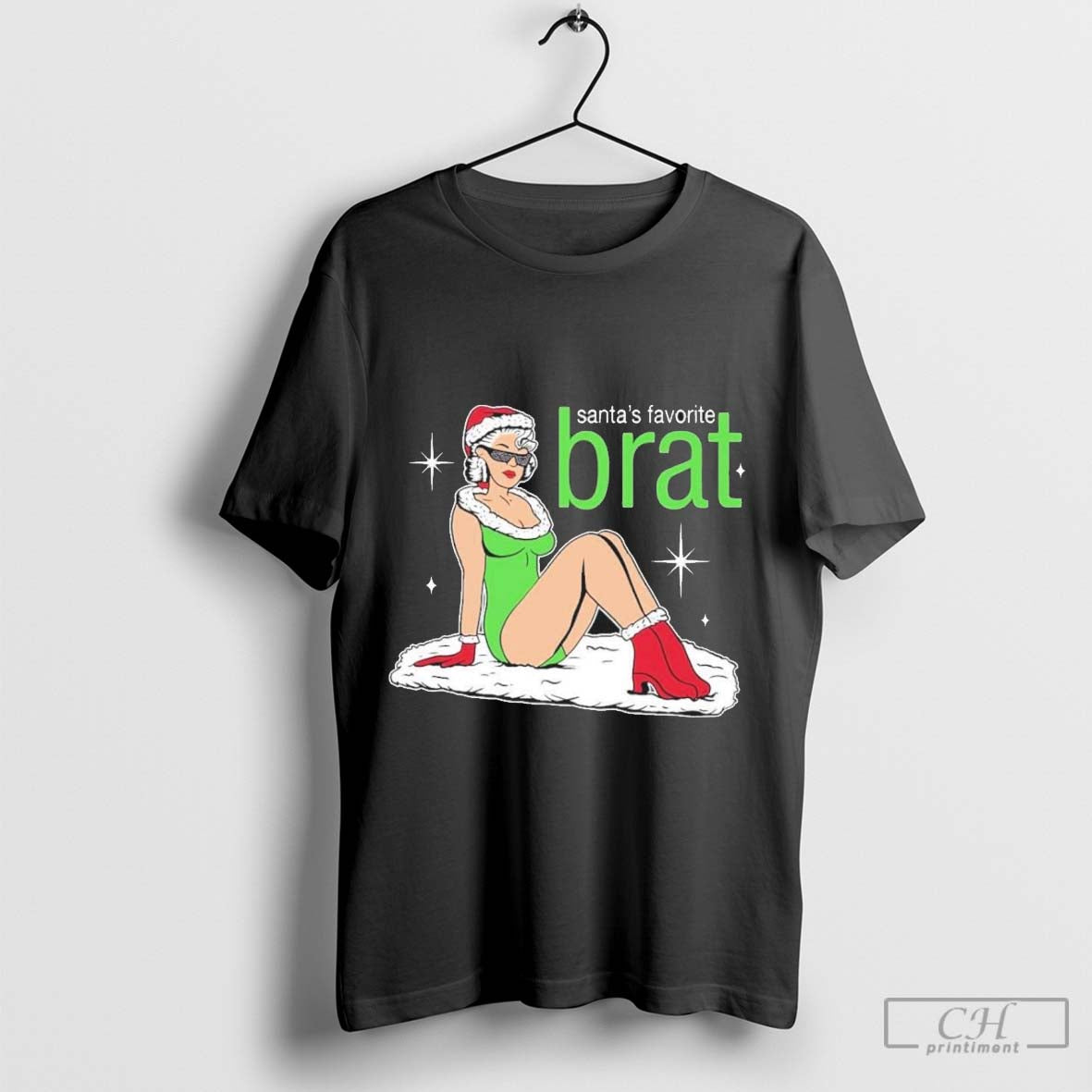 Santaâ€™s Favorite Brat Ugly Christmas T-Shirt