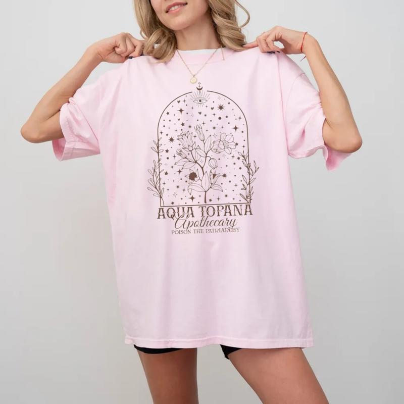 Aqua Tofana Apothecary Shirt, Poison The Patriarchy, Feminist Tee, There Is No Freedom Without Choice, Unisex Short Sleeve Tee