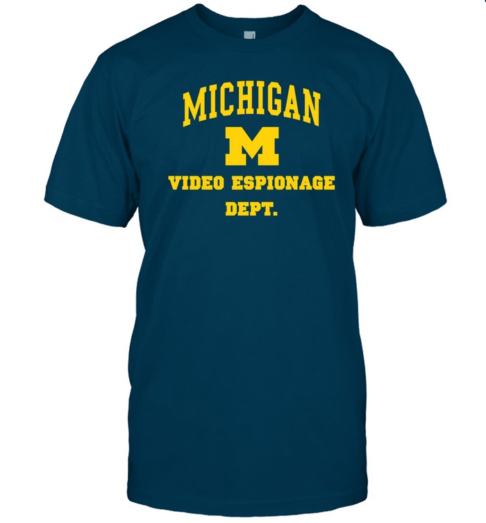 Chris_B_Lgrw Michigan Video Espionage Dept Shirt
