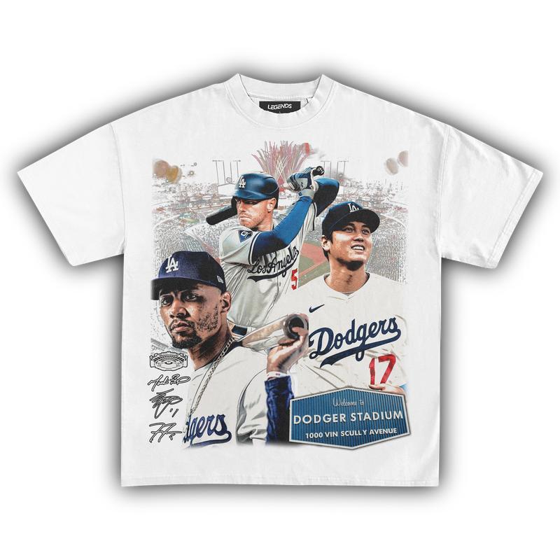 DODGER TOP 3 MVP GRAPHIC TEE, Sport Shirt Graphic Tee Trendy Baseball Shirt Gift For Fans All Size Short Sleeve Summer Fashion Hip Hop Streetwear Style, Y2k 2000 Shirt, Gift Idea