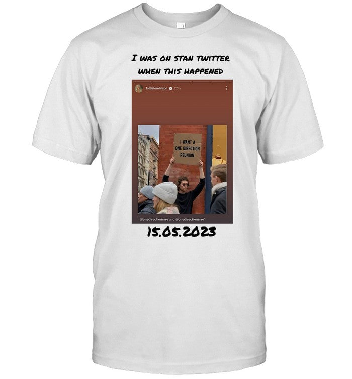 I Want A One Direction Reunion Shirt