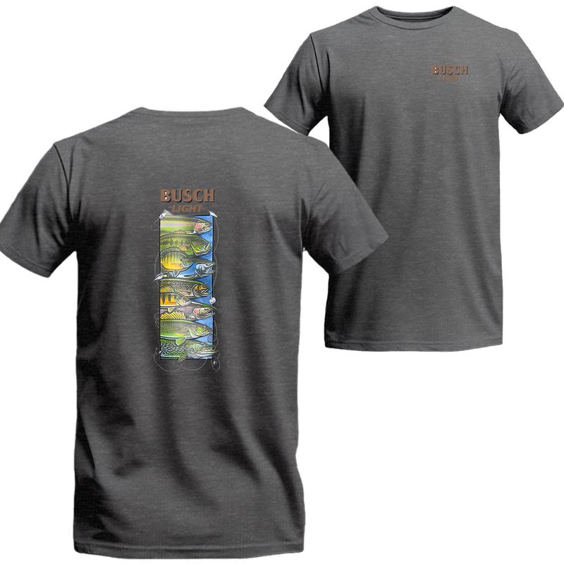 BUSCH LIGHT BEER Wildlife 2-sided T-shirt, Unisex T-shirt For Men, For Women, Best choice, Menswear Top, Beer Shirt Underwear Streetwear