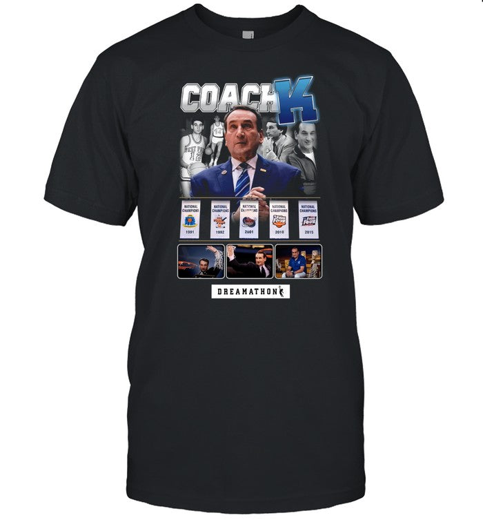 T-Shirt Zion Winning Dreams Coach K Limited