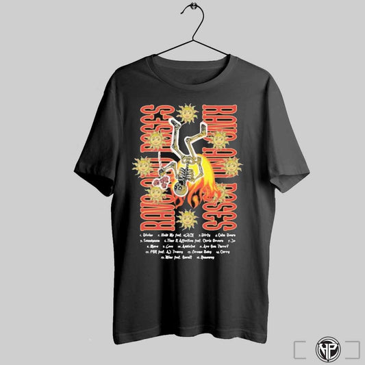 Rema Rave Roses Skeleton Sun T Shirts Trending Sweatshirt