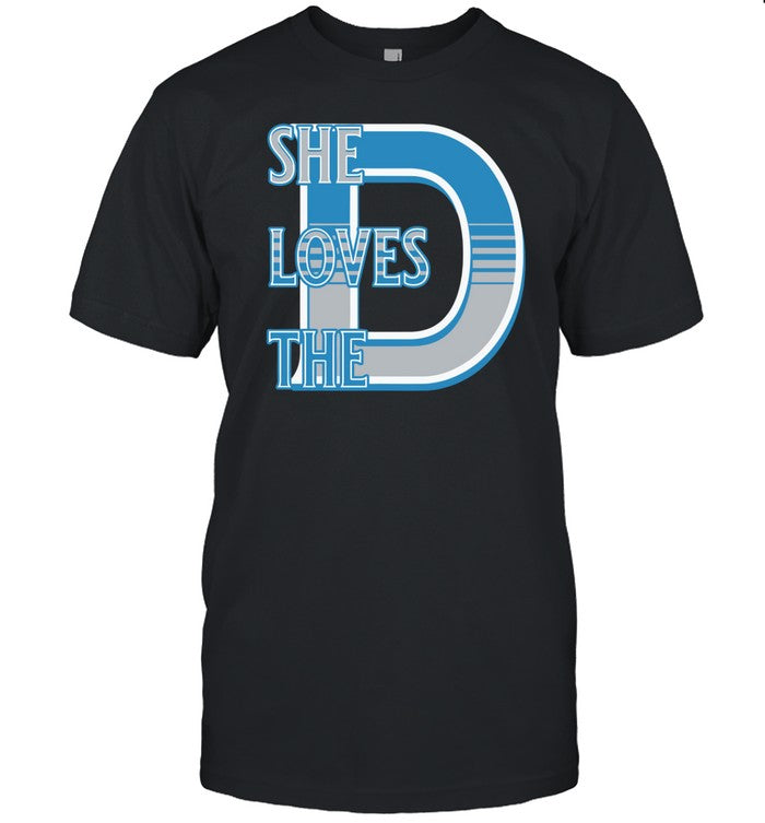 Hurdamurda She Loves The D Detroit Shirt