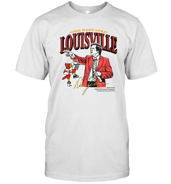 Louisville Denny Crum Cool Hand Luke 80S Throwback Shirt