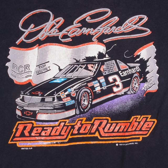 Vintage 1989 Nascar Chase Dale Earnhardt T-Shirt Classic Cotton Menswear Top Tshirt Embroidered Hoodie