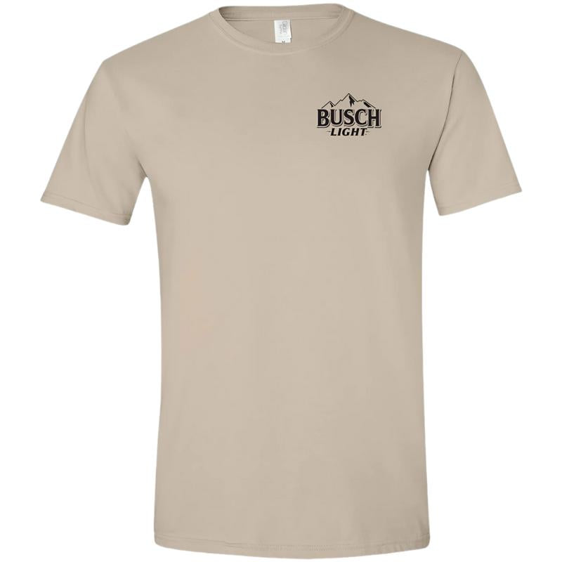 Busch Light Can Camo Pheasant 2 Sided Unisex T-shirt, Retro Pheasant Hunt Shirt, Graphic Outdoors Cotton Tee, Gift For Hunter, Full Colors, Full Sizes