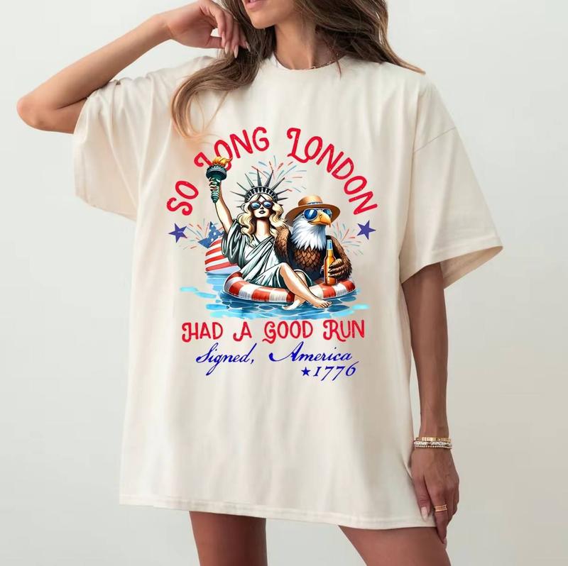 So Long London 4th of July, ie Fangirl, Gift For Her, Fourth Of July Shirt