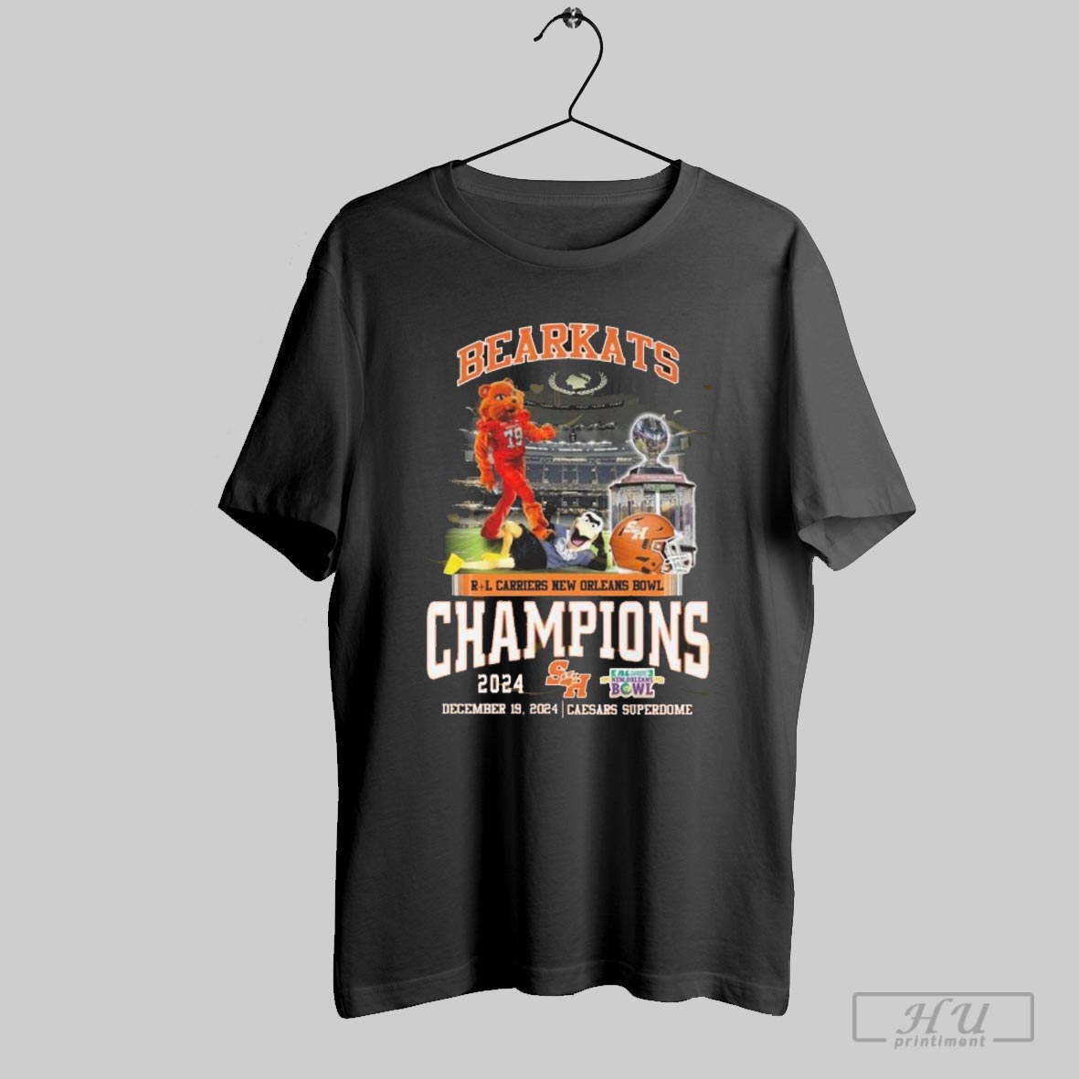 Sam Houston Bearkats Football Champions R L Carriers New Orleans Bowl Mascot