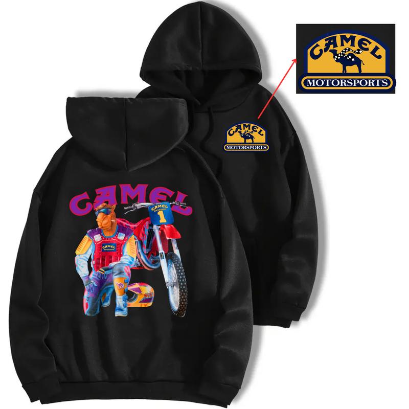 Camel Super Cross Vintage Hoodie & Crewneck, Camel Super Cross Racing 1993 Hoodie &  Sweatshirt, For Men & Women Classic Menswear
