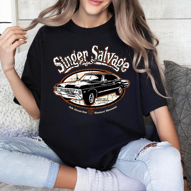 Vintage Supernatural Sinngger Salvaagge Shirt, Gift For Woman and Man Unisex T-Shirt Sweatshirt HoodieQuotes