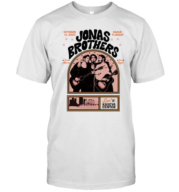 Jonas Brothers Live at Kaseya Center Oct 14 2023 Tshirt