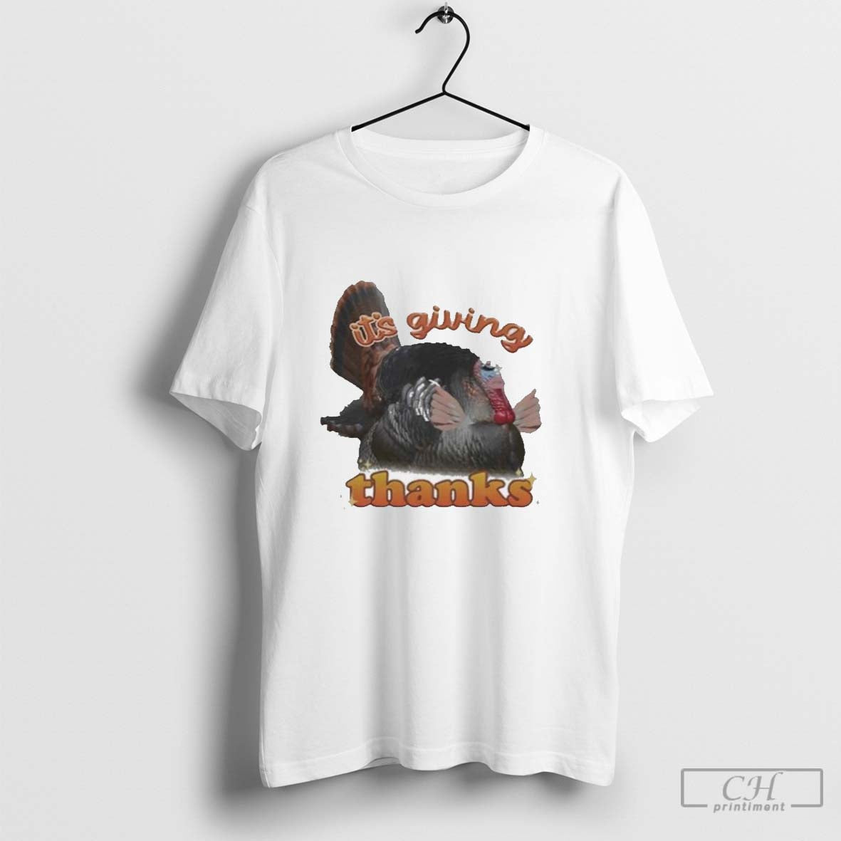 Snazzy Seagull ItÃ¢â‚¬â„¢s Giving Thanks Turkey Thanksgiving Shirt