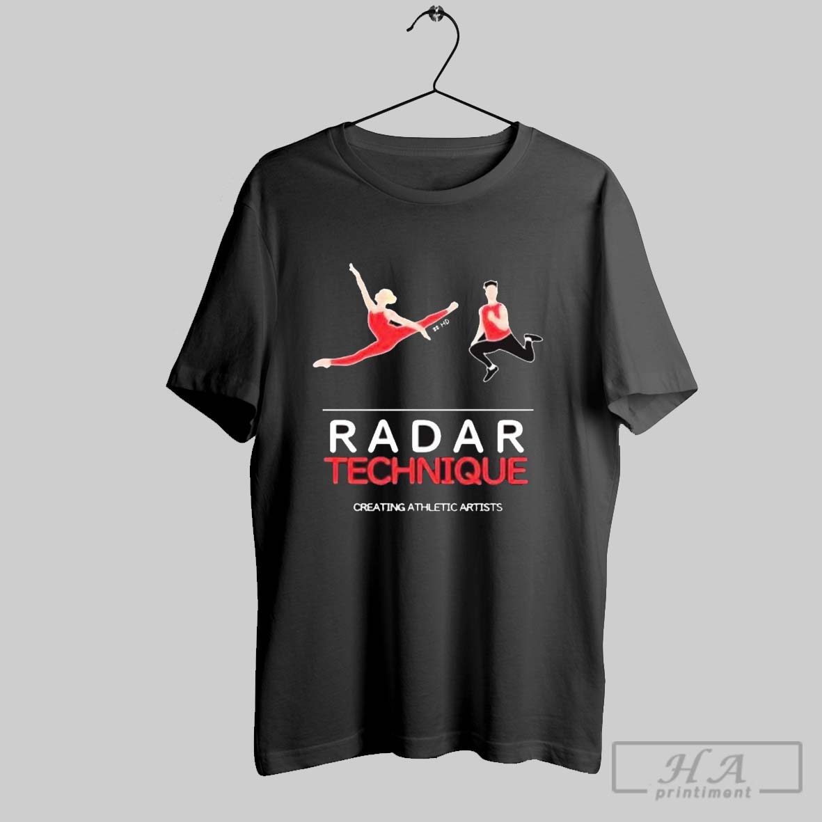 Radar Technique Creating Athletic Artists T Shirt