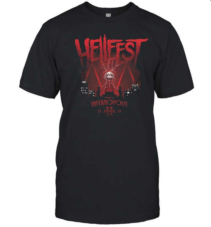 Hellfest Skyline Homme Concert Event Shirt