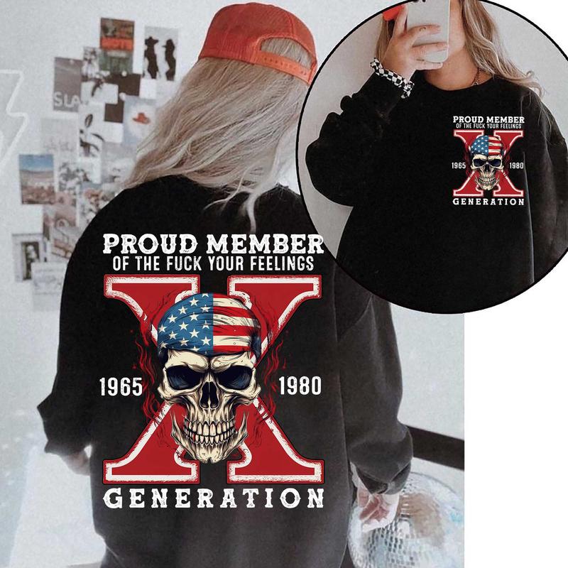 New Version Generation X 2 FAFO shirt Two Side Shirt Gen X Fafo Shirt Generation X T Shirt, GenX Shirt - Casual Fit